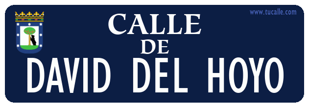 cartel_de_calle-de-David del Hoyo_en_madrid_antiguo